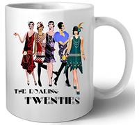 Luxogo Roaring 20s Flapper Girls Céramique Tasse Mug