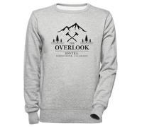 Luxogo The Overlook Unisexe Gris Pull Homme Femme Unisex Grey Jumper Men's Women's