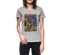 Luxogo The Secret of Monkey Island Femme Gris T-Shirt Manches Cortes Women's Grey T-Shirt L