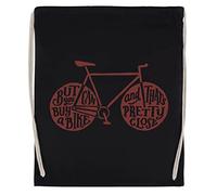 Luxogo Vous Pente Acheter Bonheur Sac de Sport Noir à cordon De Serrage Unisexe Drawstring Bag Gym