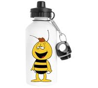 Luxogo Willy Maya Bouteille d'Eau en Acier Inoxydable Voyageur Blanche Water Bottle Stainless Steel Traveller White