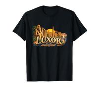 Luxor Egypte Vintage Ville Antique Voyage Art T-Shirt Graphique avec Valeur