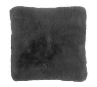 -Luxor- Living Coste Coussin décoratif en Fausse Fourrure de Mouton, Moelleux, pour décoration de Salon, 40 x 40 cm, Anthracite, 1 pièce