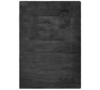 -LUXOR- living Coste Tapis Moelleux en Fausse Fourrure pour Chambre à Coucher - Idéal comme Descente de lit pour Chambre à Coucher - Tapis Confortable en Fourrure d'agneau - 120 x 170 cm - Anthracite
