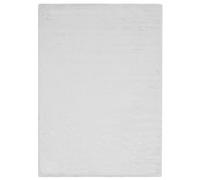 -LUXOR- living Coste - Tapis Moelleux en Fourrure synthétique pour Chambre à Coucher - Idéal pour Une Utilisation comme Descente de lit - Tapis Confortable en Fourrure d'agneau - 80 x 150 cm - Blanc