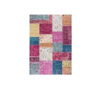 -Luxor- Living Prima Tapis de Salon, au Design Vintage, à Poils Courts, Impression numérique, Design Intemporel, Multicolore, 120 x 170 cm