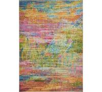 -LUXOR- living Tapis de Salon Polino au Design Vintage - Tapis de Salon - Poils Courts - Impression numérique - Design Intemporel - 80 x 150 cm - Multicolore