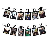 Luxoraiova Pele Mele Photo Mural, Porte Photos à Suspendre, Abitur Guirlande Décorative Abi pour Décoration Murale Décoration de la Maison