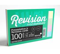 Luxpad Revision Lot de 100 cartes flash A6 5 mm Couleurs assorties