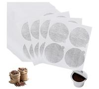 LUXPEKAES 200 Pièces Couvercles en Papier Aluminium Autocollants 37 mm pour Capsules Espresso, Opercule Compatible avec Nespresso Capsules Réutilisables, Scellage Fraîcheur Café Rechargeable