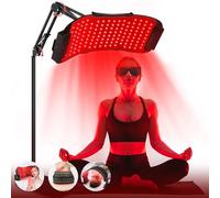 LuxRenew Max Thérapie à la lumière rouge multifonction pour le corps et le visage, masque LED de thérapie par lumière infrarouge proche de 850 nm, équipement de beauté du visage et du corps pour les