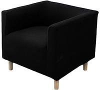 LUXRUB Housses de canapé carrées extensibles pour petits canapés simples housses de chaise club de couleur unie housses de fauteuil réutilisables, housses de fauteuil baignoire, protecteurs de meubles