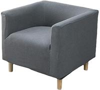 LUXRUB Housses de canapé carrées extensibles pour petits canapés simples housses de chaise club de couleur unie housses de fauteuil réutilisables, housses de fauteuil baignoire, protecteurs de meubles