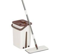 LUXS Balai Serpillere à Tête Pivotante 360° avec Réservoir - Conception de séparation sèche et humide