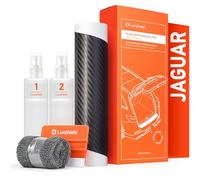 Luxshield Film Protection Seuil de Coffre Voiture pour Jaguar XE X760 I 2015-2024 Pare Choc Arriere - Carbone Noir