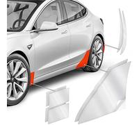 Luxshield Protection de Passage de Roue pour Tesla Model 3 I 2017-2026 - Protection Anti-Gravillons - Film Transparent Autocollant
