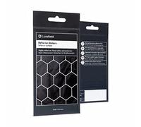 Luxshield Set d'autocollants réfléchissants - Hexagone pour vélo Scooter Poussette - Stickers Rétro Réfléchissants pour Autocollants Haute Visibilité