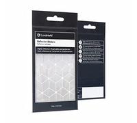 Luxshield Set d'autocollants réfléchissants - Losanges Petit pour vélo Scooter Poussette - Stickers Rétro Réfléchissants pour Autocollants Haute Visibilité