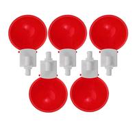 Luxshiny 1 Ensemble Abreuvoir Automatique pour Volaille de Coupelles Eau pour Poules Canards et Poussins avec Perceuse Pratique et Durable Facile à Installer Nettoyer