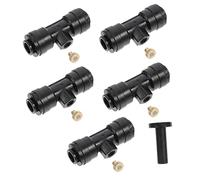 Luxshiny 1 Ensemble Atomiseur de Jardin Pouce pour Tuyau Arrosage Complet avec et Bouchon pour Irrigation et Refroidissement Extérieur