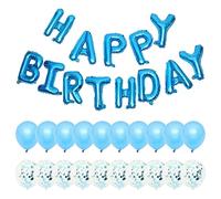 Luxshiny 1 ensemble Kit de Ballons pour Anniversaire Décoration de Fête Thématique pour Ensemble de Ballons Bleu Accessoires pour Création de Décorations