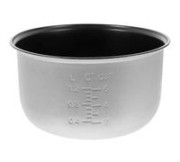 Luxshiny 1 Ensemble Marmite Intérieure en Alliage D'aluminium Cuiseur à Riz Doublure Pot Remplacement Antiadhésif Riz Cuisson Récipient pour Riz Électrique Cuiseur Accessoires 3L