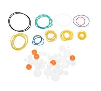 Luxshiny 1 Ensemble Pack Combo poulies Roues motrices Courroie d'entraînement en Caoutchouc Accessoires de Voiture modèle Petite poulie Accessoires de Voiture modèle Plastique