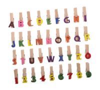 Luxshiny 1 Jeu Clips Photo Numérotés Pinces À Linge pour Bureau Maison Et Salle De Classe Organiseur De Documents Et Cartes De Visite 35 Pièces