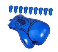 Luxshiny 10 Pièces Ballons de Boxe Aluminium Décorations de Fête Anniversaire Sportives Thème Boxe pour Événements de Lutte et Gymnastique
