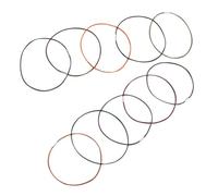 Luxshiny 10 Pièces Bande Élastique pour Journal, Kit D'accessoires pour Journal en Nylon, Réglable, Extensible, Compact, Résistant Casse, pour Voyages et Activités de Plein Air