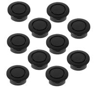 Luxshiny 10 Pièces Cache-Trous Radar de Recul pour Pare-Chocs et Arrière, Bouchons en Plastique Noir Étanches, Accessoires Extérieurs pour Voiture et Camion