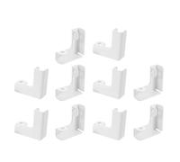 Luxshiny 10 Pièces Clip de Fixation Pince D'angle Renforcée en Alliage D'aluminium 90 Degrés Lisse sans Bavure pour Jardinière et Serrage pour de Jardinage