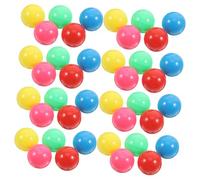 Luxshiny 100 Pièces Boules de Comptage Plastique Creuses pour Problèmes de Probabilité Billes Colorées pour Mathématiques Éducatifs