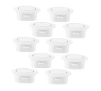 Luxshiny 10pièces Bouchons De Pare-Chocs Plastique Et Arrière Cache-Trou De Radar pour Protection Débris Couvercle De Carrosserie