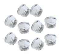 Luxshiny 10pièces Écrou Lame Tondeuse Gauche à Filetage Inversé Compatible avec Écrou de Blocage de Lame pour Tondeuse Électrique Résistant aux Chocs Kit pour Fixation de Lame de Coupe