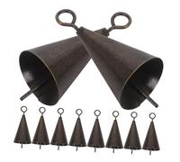 Luxshiny 10pièces Grelots Vintage pour Décoration De Cloches Jingle pour Bricolage Et Wind Chimes Antiques