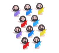 Luxshiny 10pièces Mini Figurines Jésus Décorations Religieuses pour Baptêmes Et Pâques pour Remplissage De Pâques Et De Fête