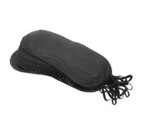 Luxshiny 12 Pièces Bandeaux Jeu avec Sangle Réglable en Tissu Noir, Confortable et Ajustable, pour Soirées et Jeux de Société