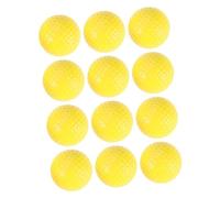 Luxshiny 12 pièces Mousse Jaunes pour Entraînement Intérieur Balls de Pratique