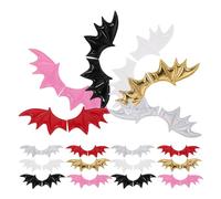 Luxshiny 120 Pièces Pinces à Cheveux Ailes de Démon en Pu pour Halloween, Accessoires Cosplay DIY en Tissu, Design Compact, Décoration pour Fêtes en Extérieur