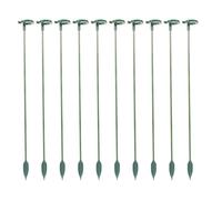 Luxshiny 12Pièces Piquets de Soutien pour Plantes de Tuteurs Plastique pour Orchidées et Fleurs Support Durable et Réutilisable pour Jardin Tuteurs à Tige Unique pour Potager