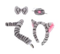 Luxshiny 1ensemble Bandeau Cosplay Chat Accessoire De Déguisement Pour Imprimé Léopard Pour Halloween Et Fêtes Confort Optimal Et Design Attrayant