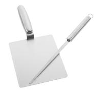 Luxshiny 1ensemble Planche à Pâtes Acier Inoxydable avec Bâton Long pour Gnocchis et Pâtes Ustensile de Cuisine et Polyvalent pour Fabrication de Nouilles Maison