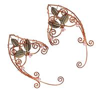Luxshiny 1paire Bijoux Oreilles Lutin Alliage Manchette Oreille Non Percée Pour Femme Accessoire Pour Look Élégant Et Unique