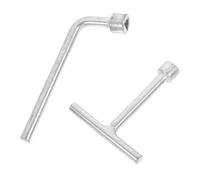 Luxshiny 2 Clés à Boulon Antivol Triangulaires en Acier Inoxydable Robustes et Précises pour Retirer Vis de Lampadaire, Légères et Fiables pour Usage Professionnel