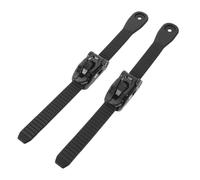 Luxshiny 2 Ensembles Sangles de Remplacement pour Patins à roulettes en Nylon Noir 210mm avec Boucle Ajustable, Résistance Élevée à l'abrasion, Installation DIY Facile pour Hommes et