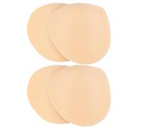 Luxshiny 2 Paires d'Épaulettes Cousues en Mousse Adhésive 1 CM Beige, Angle Droit, Anti-Glisse, Correctrices d'Épaules Arrondies, Unisexes, Accessoires Couture pour Vestes et Manteaux