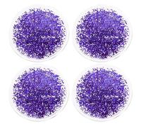 Luxshiny 2 paires Masques Gel Frais pour Yeux Fatigués Coussinets Réutilisables Apaisants Rafraîchissants pour Soulager Poignées et Ombres Usage Domicile et Bureau Couleur Violette