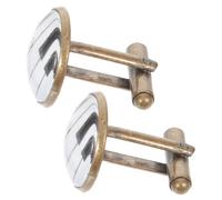 Luxshiny 2 Pièces Boutons de Manchette Homme Piano Créatifs Bijoux de Vêtements Élégants pour Chemises et Costumes Accessoires Tuxedo pour Mariage et Affaires