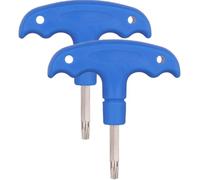 Luxshiny 2 Pièces Clé à Molette de Golf en Acier et Plastique Bleu, Outil de Réparation Multifonction pour Changement de Roulements et Montage Matériel, Accessoire Pratique pour Clubs
